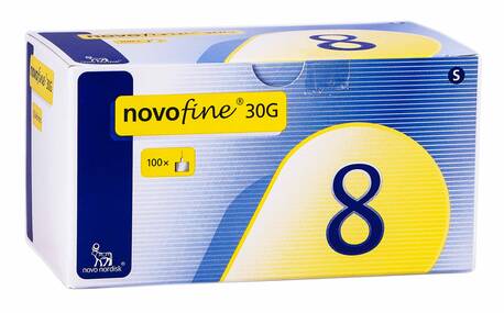 Novo Nordisk Novofine Голка одноразова стерильна для шприц-ручок 30G 0,3 х 8 мм 100 шт