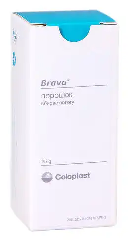 Coloplast Brava 19075 Порошок абсорбуючий порошок 25 г 1 флакон