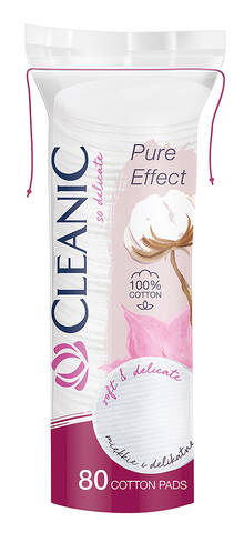 Cleanic Pure Effect Ватні диски 80 шт