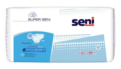 Seni Super Seni Підгузки для дорослих розмір Extra Large 30 шт