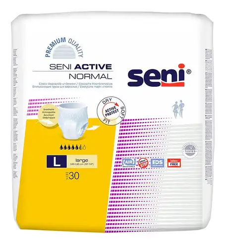 Seni Active Normal Трусики-підгузки для дорослих розмір L 30 шт