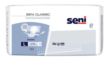 Seni Classic Підгузки для дорослих розмір L 30 шт