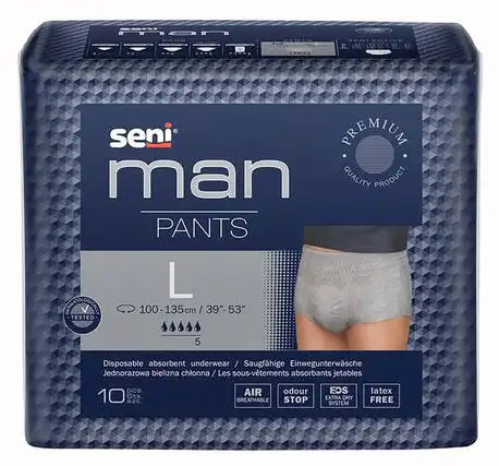 Seni Man Pants Труси-підгузки чоловічі розмір L 10 шт