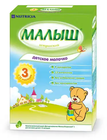 Малиш Істринський 3 Молочна суміш з 12 місяців 320 г 1 коробка