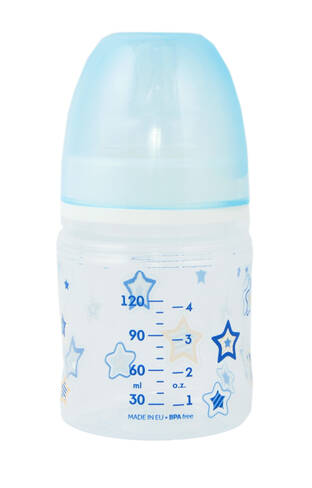 Canpol Babies Пляшечка пластикова з широкою шийкою антиколикова від 3 місяців 35/216 120 мл 1 шт