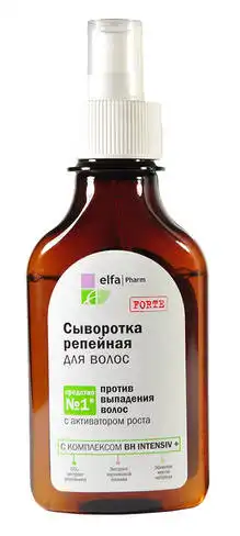 Elfa Сироватка реп`яхова проти випадіння волосся 100 мл 1 флакон