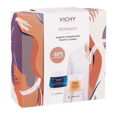 Vichy Neovadiol Крем денний для обличчя 50 мл + Крем нічний для обличчя 50 мл 1 набір