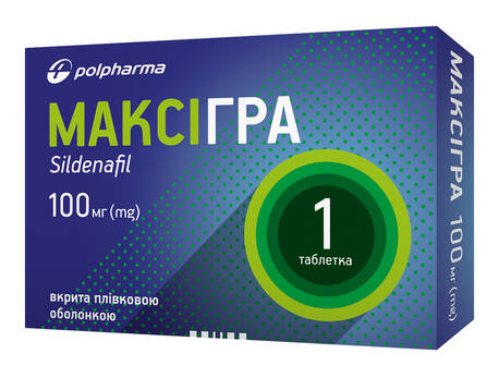Максігра таблетки 100 мг 1 шт