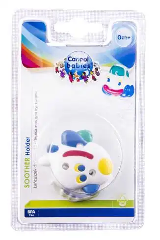 Canpol Babies Ланцюжок для пустушки Фігурний собачка, машинка, кораблик 2/300 1 шт