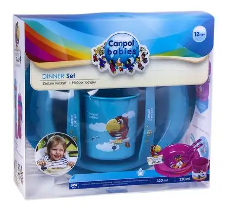 Canpol Babies Набір посуду пластиковий з 12 місяців 4/405 1 шт