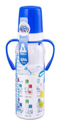Canpol Babies Пляшечка з малюнком і ручками пластикова від 12 місяців 11/845 250 мл 1 шт