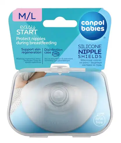 Canpol Babies EasyStart Накладки на груди силіконові M/L пара 18/603 2 шт