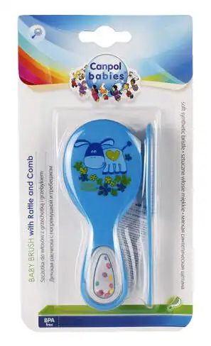 Canpol Babies Щітка для волосся з брязкальцем 56/156 2 шт