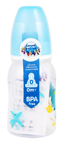 Canpol Babies Пляшка для годування з малюнком 120 мл 1 шт loading=