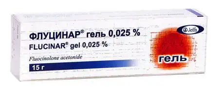 Флуцинар гель 0,25 мг/г 15 г 1 туба