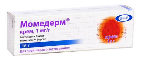 Момедерм крем 1 мг/г 15 г 1 туба