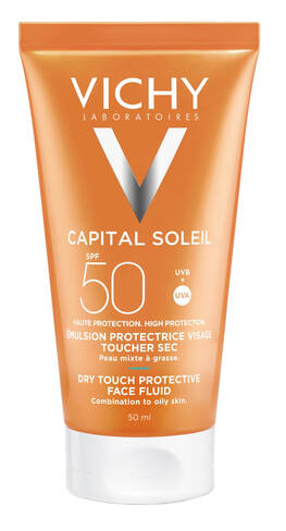 Vichy Capital Soleil Крем сонцезахисний матуючий 3 в 1 для жирної проблемної шкіри SPF50 50 мл 1 туба