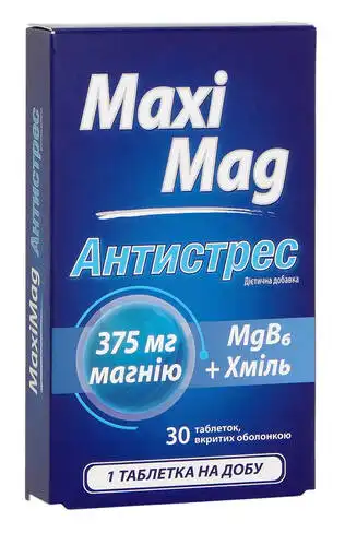 МаксіМаг Антистрес таблетки 30 шт