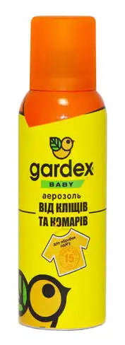 Gardex Аерозоль від кліщів і комарів на одяг аерозоль 100 мл 1 флакон