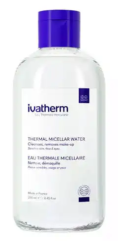 Ivatherm Лосьйон міцелярний для делікатного зняття макіяжу та очищення шкіри обличчя 250 мл 1 флакон