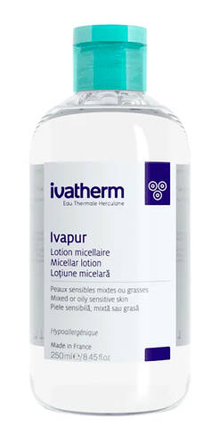 Ivatherm Ivapur Лосьйон міцелярний для комбінованої або масної шкіри 250 мл 1 флакон