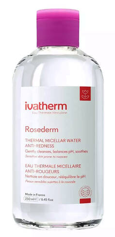 Ivatherm Rosederm Лосьйон міцелярний для шкіри схильної до почервоніннь 250 мл 1 флакон