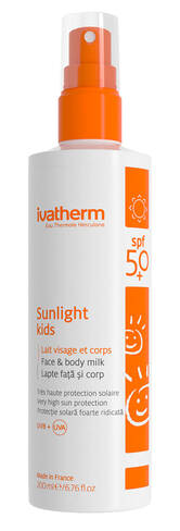 Ivatherm Sunlight Молочко сонцезахисне для дітей SPF50+ 200 мл 1 флакон