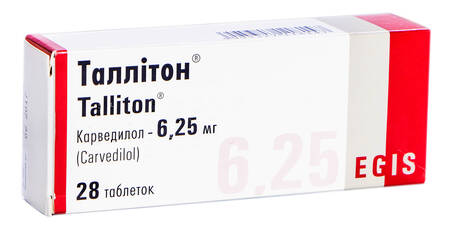 Таллітон таблетки 6,25 мг 28 шт