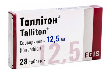 Таллітон таблетки 12,5 мг 28 шт