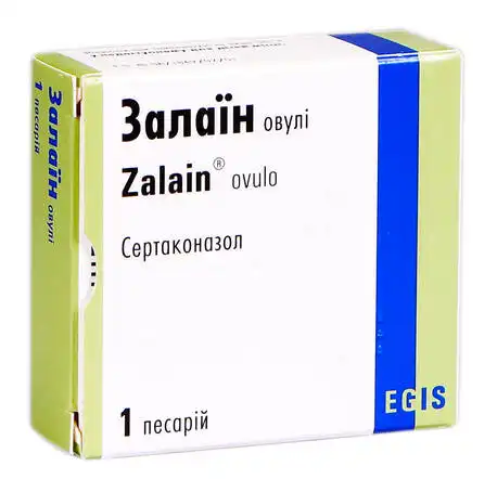 Залаїн овулі супозиторії вагінальні 0,3 г 1 шт