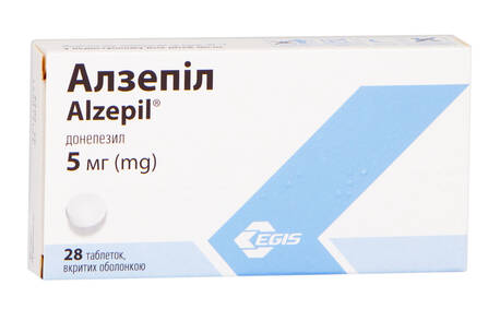 Алзепіл таблетки 5 мг 28 шт