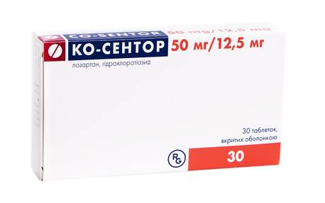 Ко-сентор таблетки 50 мг/12,5 мг 30 шт