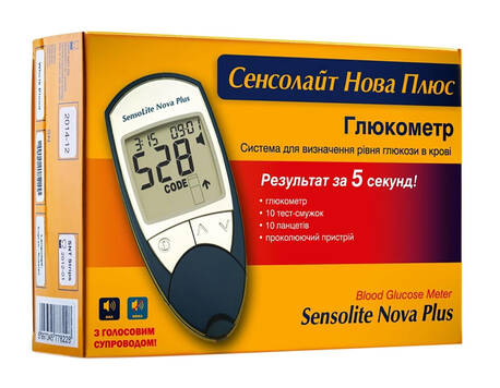 SensoLite Nova Plus Глюкометр 1 шт