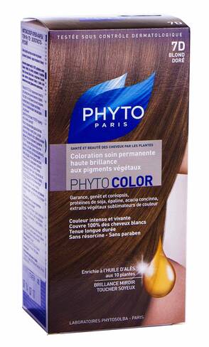 Phyto Phytocolor Крем-фарба 7D золотисто-русий 100 мл 1 комплект loading=