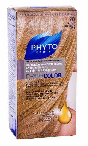 Phyto Phytocolor Крем-фарба 9D золотистий блондин 100 мл 1 комплект loading=