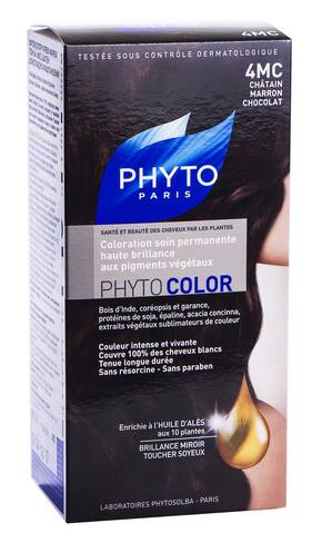 Phyto Phytocolor Крем-фарба 4МС шатен шоколадно-каштановий 100 мл 1 комплект