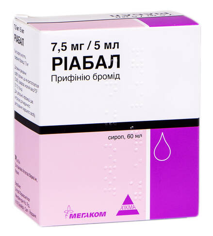 Ріабал сироп 7,5 мг/5 мл  60 мл 1 флакон loading=