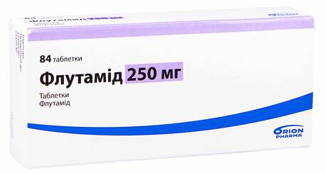 Флутамід таблетки 250 мг 84 шт