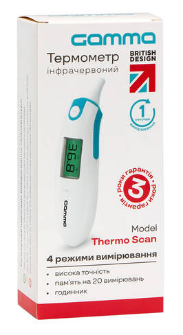 Gamma Thermo Scan Термометр інфрачервоний безконтактний 1 шт