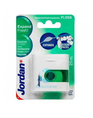 Jordan Expand Fresh floss Зубна нитка 25 м 1 шт