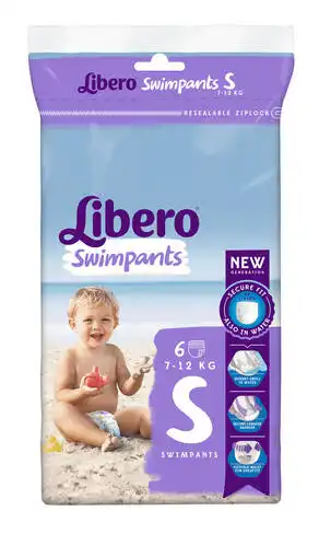 Libero Swimpants Small Підгузки-трусики для плавання 7-12 кг 6 шт