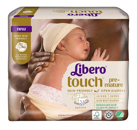 Libero Touch Підгузки для малюків з малою вагою 0-2,5 кг 24 шт