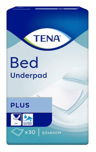 Tena Bed Plus Пелюшки 60х60 см 30 шт