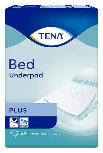 Tena Bed Plus Пелюшки 60х90 см 5 шт