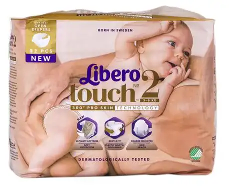 Libero Touch 2 Підгузки для немовлят 3-6 кг 32 шт