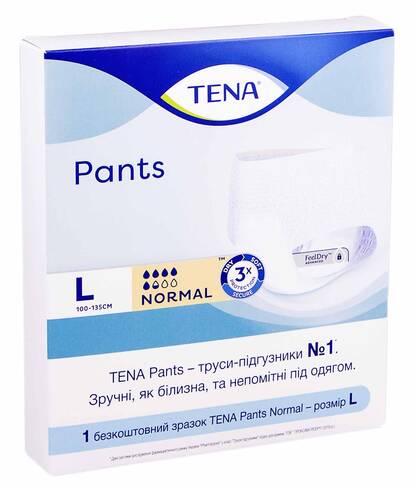 Tena Pants Normal Труси-підгузки розмір L (100-135 см) 1 шт