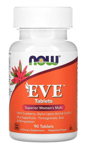 NOW EVE Women's Multi Вітамінний комплекс для жінок таблетки 90 шт loading=