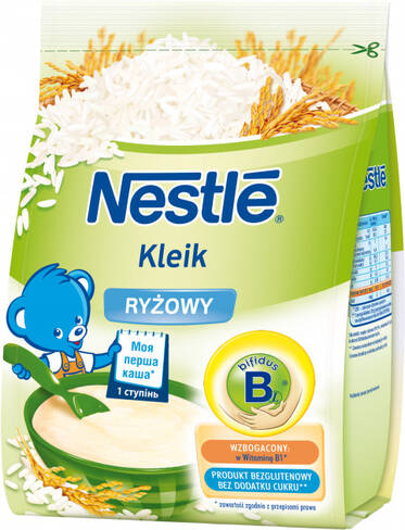 Nestle Каша безмолочна рисова з біфідобактеріями з 4 місяців 160 г 1 пакет