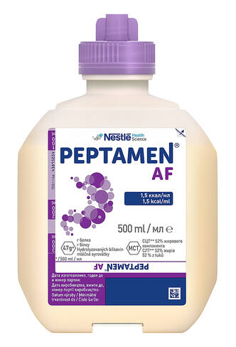 Nestle Peptamen АF Клінічне харчування від 10 років 400 г 1 флакон