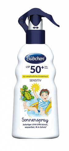 Bubchen Sensitive Спрей дитячий сонцезахисний SPF-50+ 200 мл 1 флакон